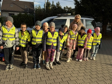  Spotkanie uczniów z klasy I z panią mł. asp. Miniką Klimek