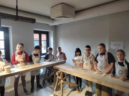 Wycieczka uczniów z klasy 1-3 do Zdun