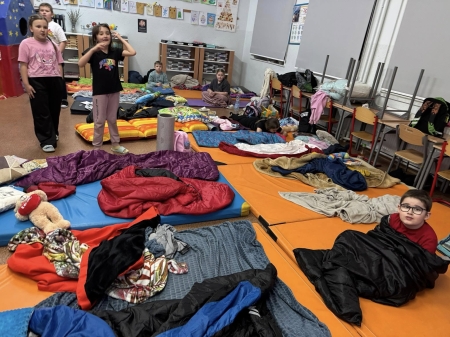 Nocowanie uczniów z klasy 2