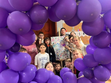 Chemiczna paleta barw - fiolet