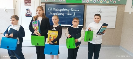 XVII Międzyszkolny Konkurs Ortograficzny 